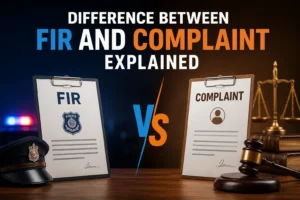 Difference Between FIR and Complaint Explained